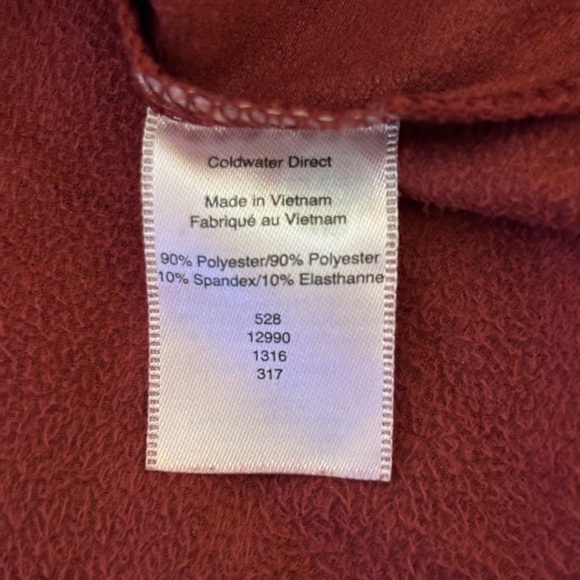 Coldwater Creek Red Boxy Cap Sleeve Blouse - Picture 3 of 8